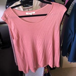Peach tee shirt